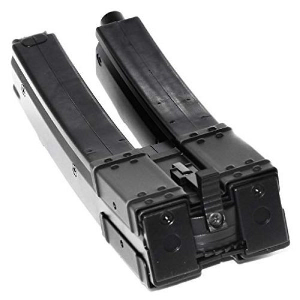 Airsoft Gang Airsoft Gun Magazine 2 Airsoft Parts 3pcs Pack CYMA 560rd Hi-Cap Long Dual Magazine for MP5-Series AEG Black