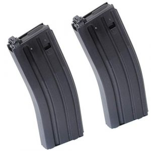 Airsoft Gang Airsoft Gun Magazine 1 Airsoft Parts G&D 2pcs 120rd Mag Magazine for Systema DTW M4 M16 AEG Black