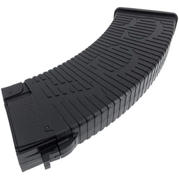 SportPro Airsoft Gun Magazine 7 SportPro APS 500 Round Polymer Thermold Waffle High Capacity Magazine for AEG AK47 AK74 Airsoft 6 Pack - Black