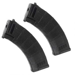 Generic Airsoft Gun Magazine 1 Airsoft Spare Parts CYMA 2pcs 200rd Polymer Mid-Cap Magazine for CYMA APS D-Boys ICS JG G&P Tokyo Marui AK Series AEG Black