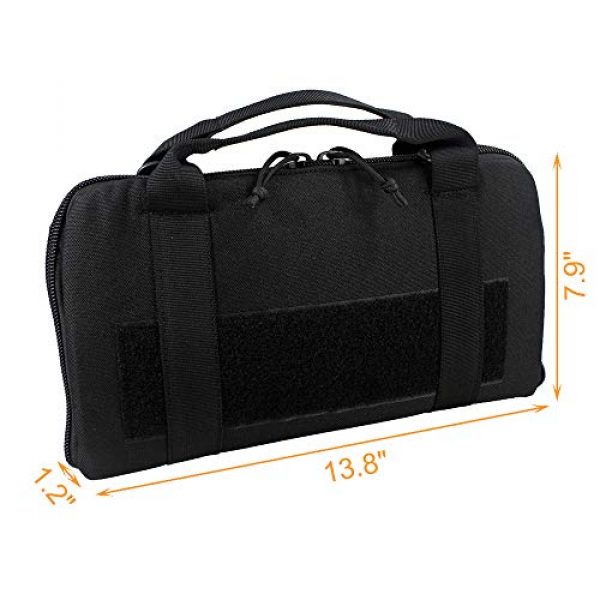 Depring Pistol Case 4 Depring Attache Pistol Case Tactical Padded Handgun Rug Shooting Range Gun Bag