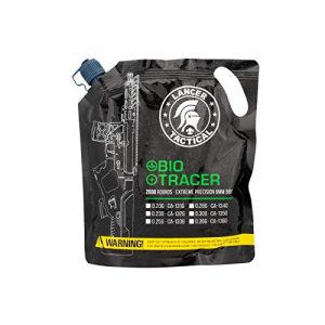 Lancer Tactical Airsoft BB 1 Lancer Tactical Airsoft Biodegradable 6mm Tracer BBS 2000rds Green 0.20g