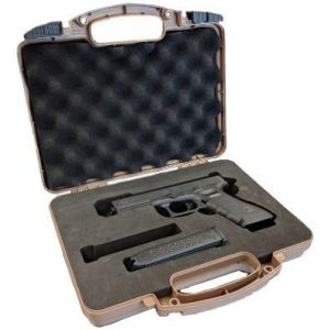 Cedar Mill Fine Firearms Pistol Case 1 Glock Compatible Go-Pack | Custom case with EVA display foam to protect your G17 9mm Gen1,2,3,4,5 G22 .40 Gen1,2,3,4,5 G19 19 9mm Gen1,2,3,4,5 G23 .40 Gen1,2,3,4,5 G26 9mm Gen1,2,3,4,5 G27 .40 Gen1,2