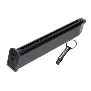 WE Airsoft Gun Magazine 1 WE 50rds Airsoft Gas Magazine for Marui G17 G18C G17 G18 G19 G23 G34 GBB -Mobile Ring Included