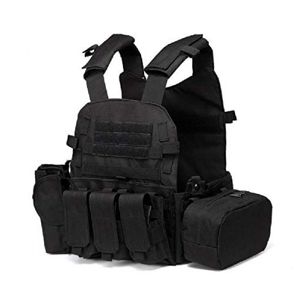BGJ Airsoft Tactical Vest 3 Outdoor Airsoft Gear 6094 Tactical Molle Vest Paintball CS Games Protection Body Armor Military Shooting Combat Training Vest