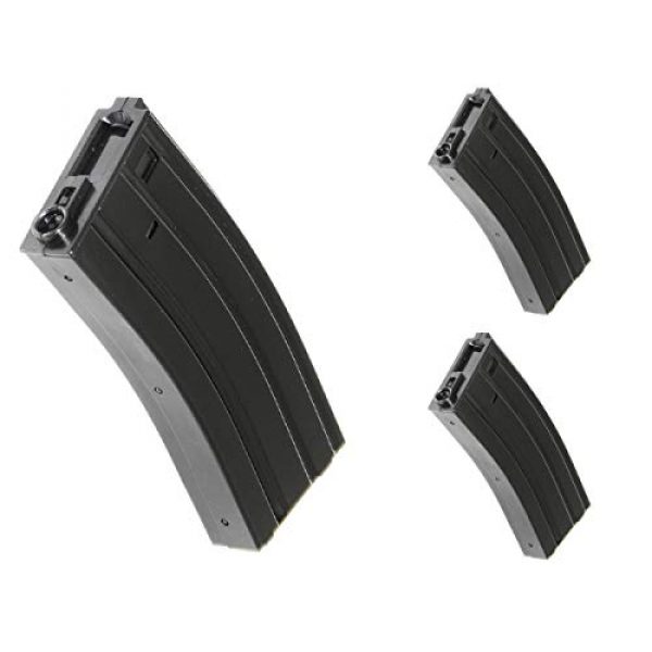 Airsoft Shopping Mall Airsoft Gun Magazine 1 Airsoft Shooting Gear APS 3pcs 300rd Hi-Cap Magazine for APS M4 M16 UAR Tokyo Marui Matrix G&P CYMA E&C D-Boys M4 M16 Series AEG Black