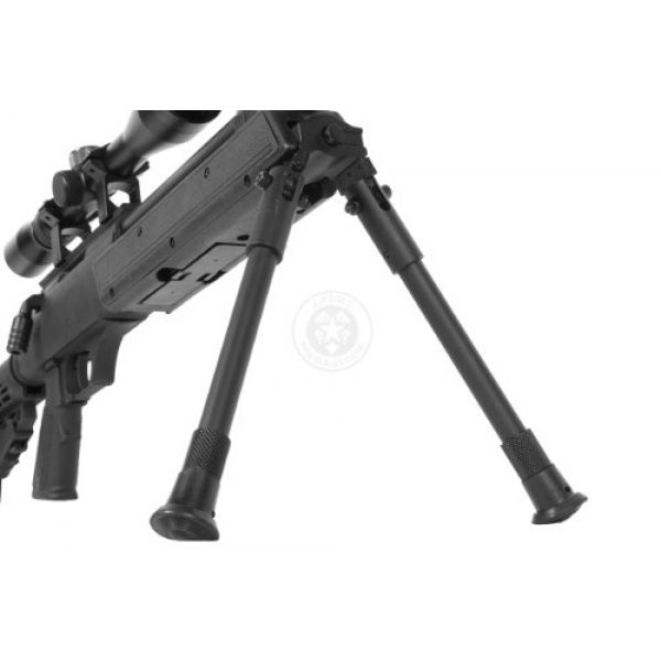 BBTac Airsoft Rifle 7 Wellfire aps sr-2 modular airsoft sniper rifle - scope & bipod - black(Airsoft Gun)