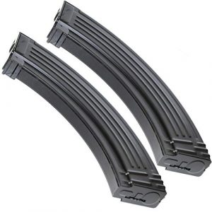 Airsoft Gang Airsoft Gun Magazine 1 Airsoft Parts 2pcs Pack CYMA 800rd Hi-Cap Long Magazine for AK-Series AEG Black