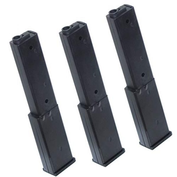Generica Airsoft Gun Magazine 1 Generica Airsoft Spare Parts 3pcs 190rd Mag Magazine for Well R1 Uzi AEP SMG AEG