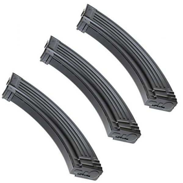 Airsoft Gang Airsoft Gun Magazine 1 Airsoft Parts 3pcs Pack CYMA 800rd Hi-Cap Long Magazine for AK-Series AEG Black