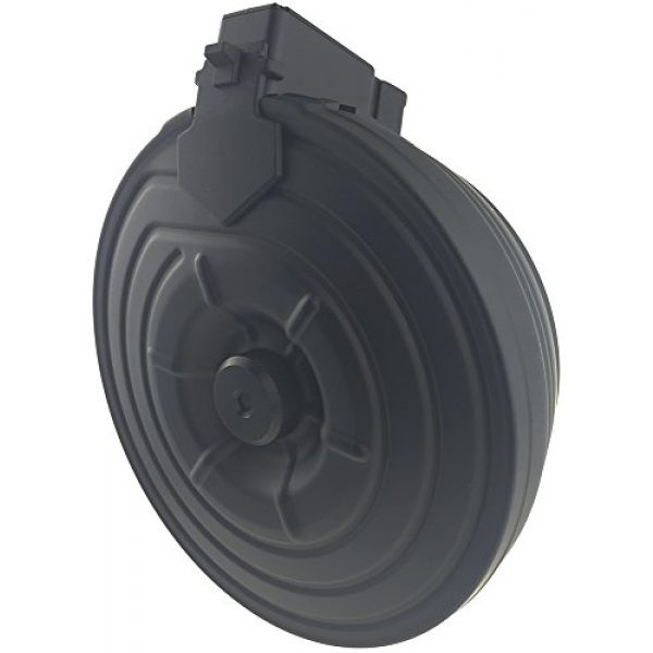SportPro Airsoft Gun Magazine 3 SportPro CYMA 2500 Round Metal Electric Drum Magazine for AEG AK47 AK74 Airsoft - Black