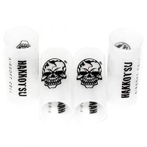 Airsoft Gang Airsoft Gun Magazine 1 Airsoft Parts APS 4pcs CO2 Ejecting Shotgun Shell Replacement Hulls for CAM870 Transparent White