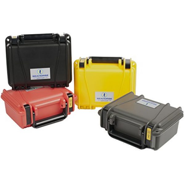 Seahorse Protective Equipment Cases Pistol Case 5 Seahorse SE120 Gun Case with Foam, Small