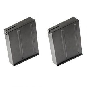 Airsoft Shopping Mall Airsoft Gun Magazine 1 Airsoft Shooting Gear CYMA 2pcs 100rd Mag Magazine For L96 Series Rifle AEG Black