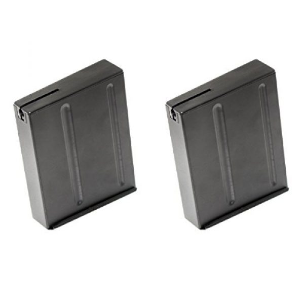 Airsoft Shopping Mall Airsoft Gun Magazine 1 Airsoft Shooting Gear CYMA 2pcs 100rd Mag Magazine For L96 Series Rifle AEG Black