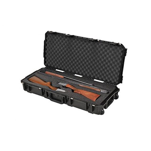 SKB Cases Rifle Case 2 SKB Injection-Molded Double Custom Breakdown Shotgun Case, Black, 38 Inches (3i-3614-CBD)