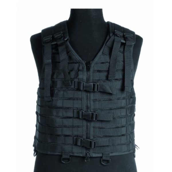 Mil-Tec Airsoft Tactical Vest 1 Military Tactical Carrier MOLLE Vest Modular Airsoft Webbing