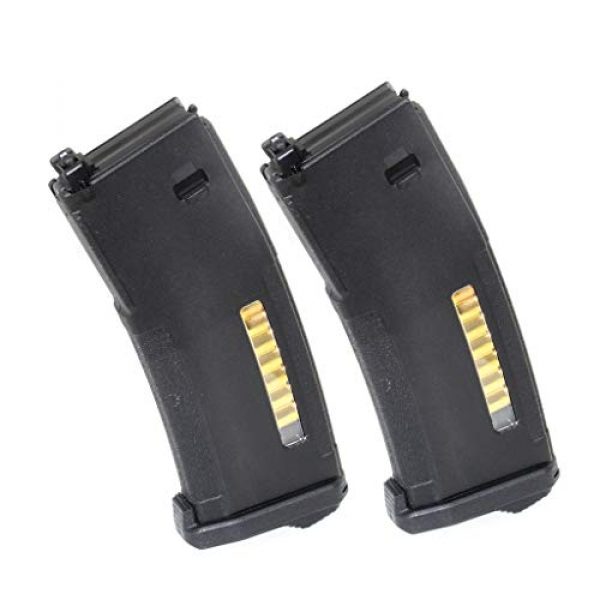 Generica Airsoft Gun Magazine 1 Airsoft Spare Parts PTS 2pcs EPM 120rd Enhanced Polymer Magazine for Systema PTW M4 M16 Series