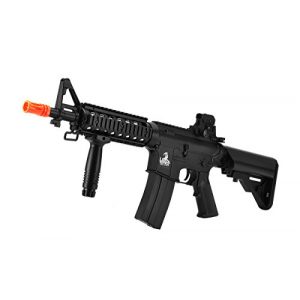 Lancer Tactical Airsoft Rifle 1 Lancer Tactical AEG Airsoft Electric MK18 Mod 0 M4 CQB RIS (Black Gen 2)