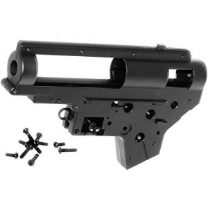 Generic Airsoft AEG Gearbox Shell 1 Airsoft Spare Parts JG Golden Eagle Version 2 V2 Gearbox Shell AEG for M4 Series AEG Black