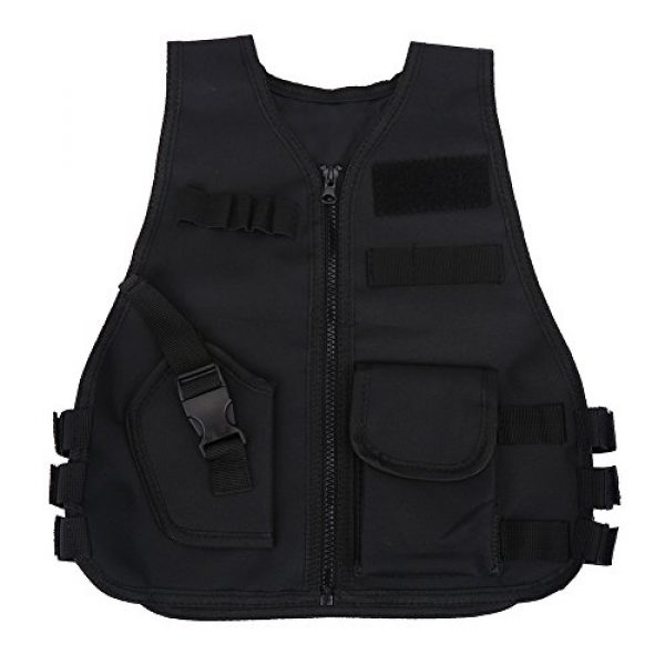 Wbestexercises Airsoft Tactical Vest 1 Wbestexercises Kids Tactical Molle Vest Adjustable Combat Vest Jacket Breathable Children Protective Waistcoat for Outdoor Hunting Combat Games S, L
