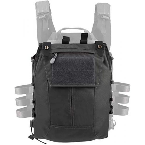 LEJIE Airsoft Tactical Vest 3 Tactical JPC MOLLE Protective Vest with Removable Large Capacity Backpack for Airsoft Paintball Hunting
