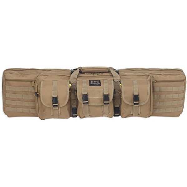 Bulldog Cases Rifle Case 1 Bulldog Cases BDT60-43T Tactical Double Rifle Case GREEN 43"