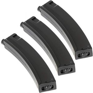 Generica Airsoft Gun Magazine 1 Airsoft Spare Parts 3pcs Pack CYMA 260rd Hi-Cap Magazine for MP5 Series AEG Black