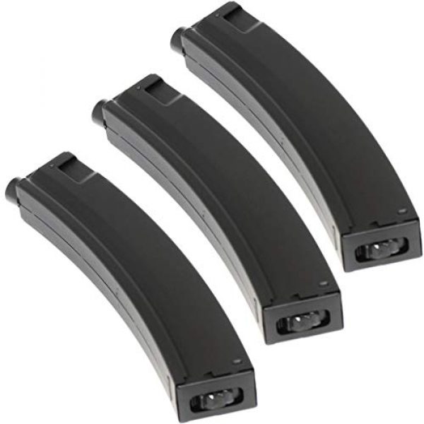 Generica Airsoft Gun Magazine 1 Airsoft Spare Parts 3pcs Pack CYMA 260rd Hi-Cap Magazine for MP5 Series AEG Black