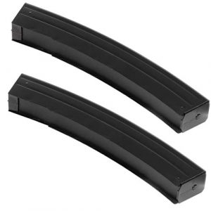 Generic Airsoft Gun Magazine 1 Airsoft Spare Parts 2pcs 110rd Metal Mid-Cap Mag Magazine for S&T Sterling Series AEG SMG Black