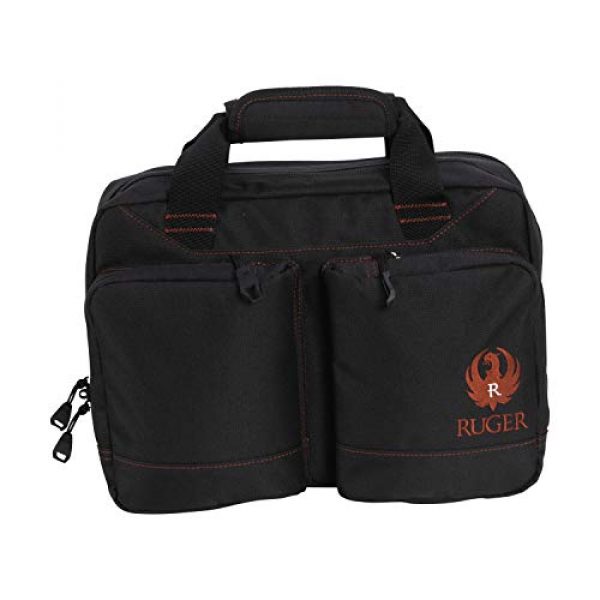 Allen Company Pistol Case 2 Allen Company Ruger Sendero Duoplex Double Handgun/Pistol Attache - Black