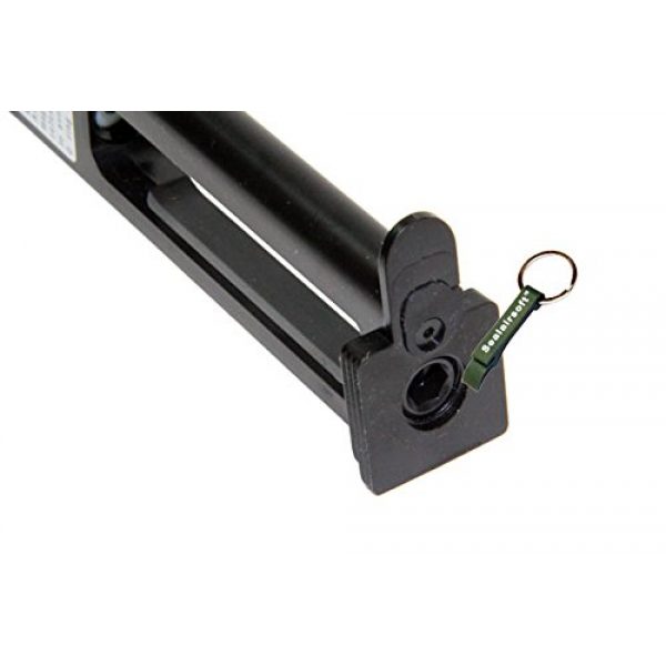 KJW Airsoft Gun Magazine 4 KJ Works 15rds Airsoft Metal 6mm CO2 Magazine For MK2 Series Black -Mobile Ring Included