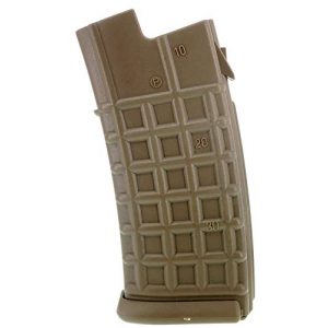 SportPro Airsoft Gun Magazine 1 SportPro 300 Round Polymer Waffle High Capacity Magazine for AEG AUG Airsoft - Dark Earth