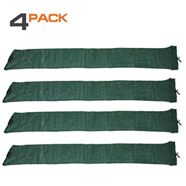 Arcturus Rifle Case 2 Silicone Treated Gun Socks for Rifles, Extra Wide - Fit Scopes, Pistol Grips & Tactical Accessories, 47" x 6"