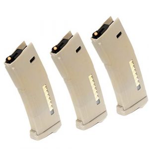 Generica Airsoft Gun Magazine 1 Airsoft Spare Parts PTS 3pcs 30/120rd Mag EPM Magazine for Tokyo Marui Recoil Shock Next Generation M4 Scar 416D AEG Dark Earth DE
