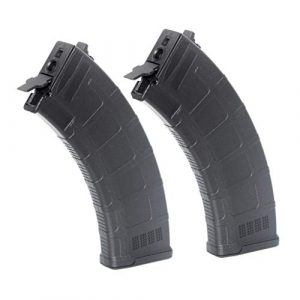 Generic Airsoft Gun Magazine 1 Airsoft Spare Parts CYMA 2pcs 600rd Plastic Waffle Hi-Cap Magazine for CYMA APS D-Boys ICS JG G&P Tokyo Marui AK Series AEG Black