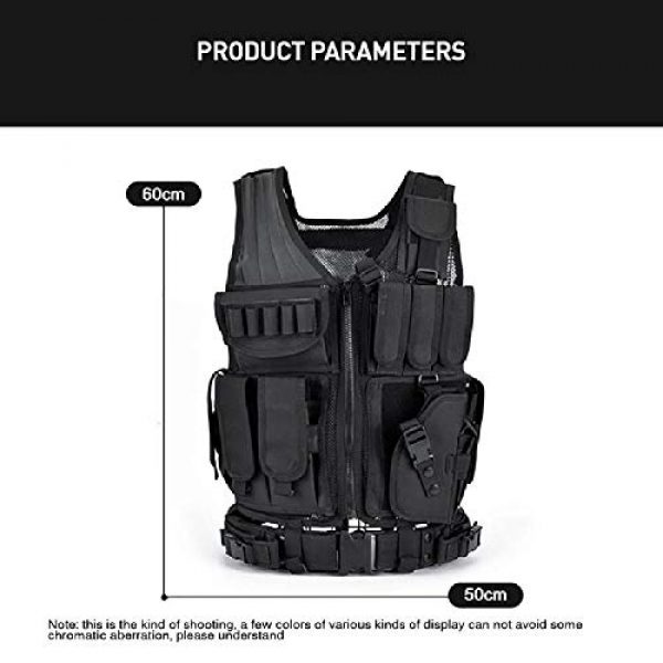 BGJ Airsoft Tactical Vest 6 BGJ Army Tactical Equipment Military Molle Vest Hunting Armor Vest Airsoft Gear Paintball Combat Protective Vest Camping Equipm