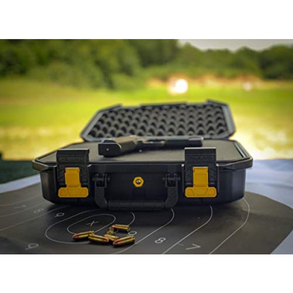 Plano Pistol Case 5 Plano All Weather Pistol and Accessories Case | Durable Pistol Storage and Premium Protection During Travel