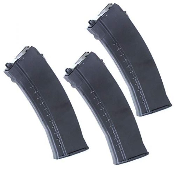 Airsoft Gang Airsoft Gun Magazine 1 Airsoft Parts 3pcs 40rd Mag Gas Magazine for Well/WE G74A AK74 Series GBB Rifle