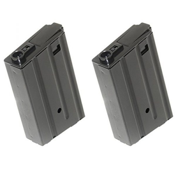 Airsoft Shopping Mall Airsoft Gun Magazine 1 Airsoft Shooting Gear 2pcs 120rd Mag Metal Magazine M4 M16VN Mag For M4 M16 AEG Black