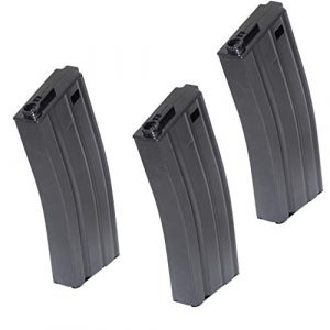 Airsoft Gang Airsoft Gun Magazine 1 Airsoft Parts 3pcs 70rd Mid-Cap Mag Magazine for G&P ICS Classic Army Tokyo Marui M4 M16 Series AEG Black