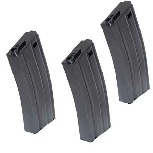 Airsoft Gang Airsoft Gun Magazine 1 Airsoft Parts 3pcs 70rd Mid-Cap Mag Magazine for G&P ICS Classic Army Tokyo Marui M4 M16 Series AEG Black