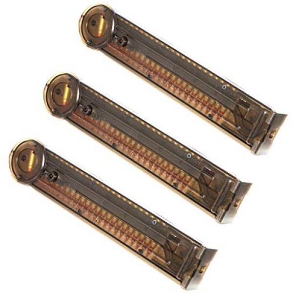 Generica Airsoft Gun Magazine 1 Airsoft Spare Parts 3pcs Pack CYMA 68rd Mid-Cap Magazine for P90 Series AEG