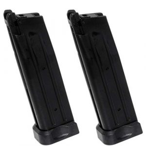 Generic Airsoft Gun Magazine 1 Airsoft Spare Parts 2pcs 30rd Gas Mag Magazine for Army R501 KJ KP-05 Zeon WE Armorer Works Tokyo Marui Hi-Capa 5.1 GBB Pistol