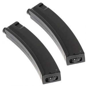 Generica Airsoft Gun Magazine 1 Airsoft Spare Parts 2pcs Pack CYMA 260rd Hi-Cap Magazine for MP5 Series AEG Black