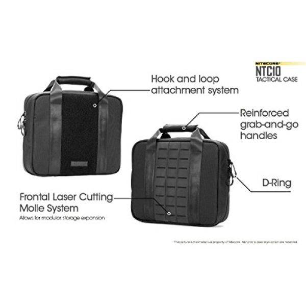Nitecore Battery Case 5 Nitecore NTC10 Tactical Gear Carry case with EdisonBright BBX3 Battery case