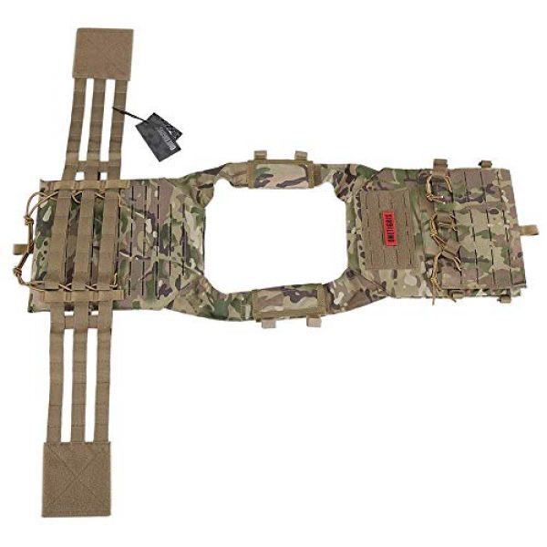 OneTigris Airsoft Tactical Vest 5 OneTigris Multicam Laser-Cut Modular Vest & Chest Rig for Men