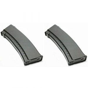 Airsoft Shopping Mall Airsoft Gun Magazine 1 Airsoft Shooting Gear 2pcs Pack CYMA 500rd Flash Mag Magazine for AK-Series AEG Black