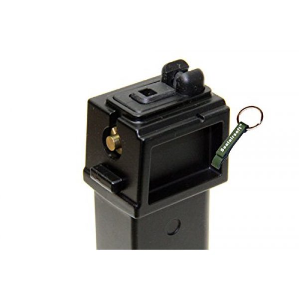 KJW Air Gun Magazine 3 KJ Works 30rds Airsoft Metal 6mm CO2 Magazine For KC-02 .22 GBB Black -Mobile Ring Included