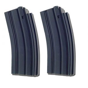 P-Force Airsoft Gun Magazine 1 PForce 40 Rounds Magazine Clip for 6mm BB AEG M4 M16 2 Pack Airsoft - Balck